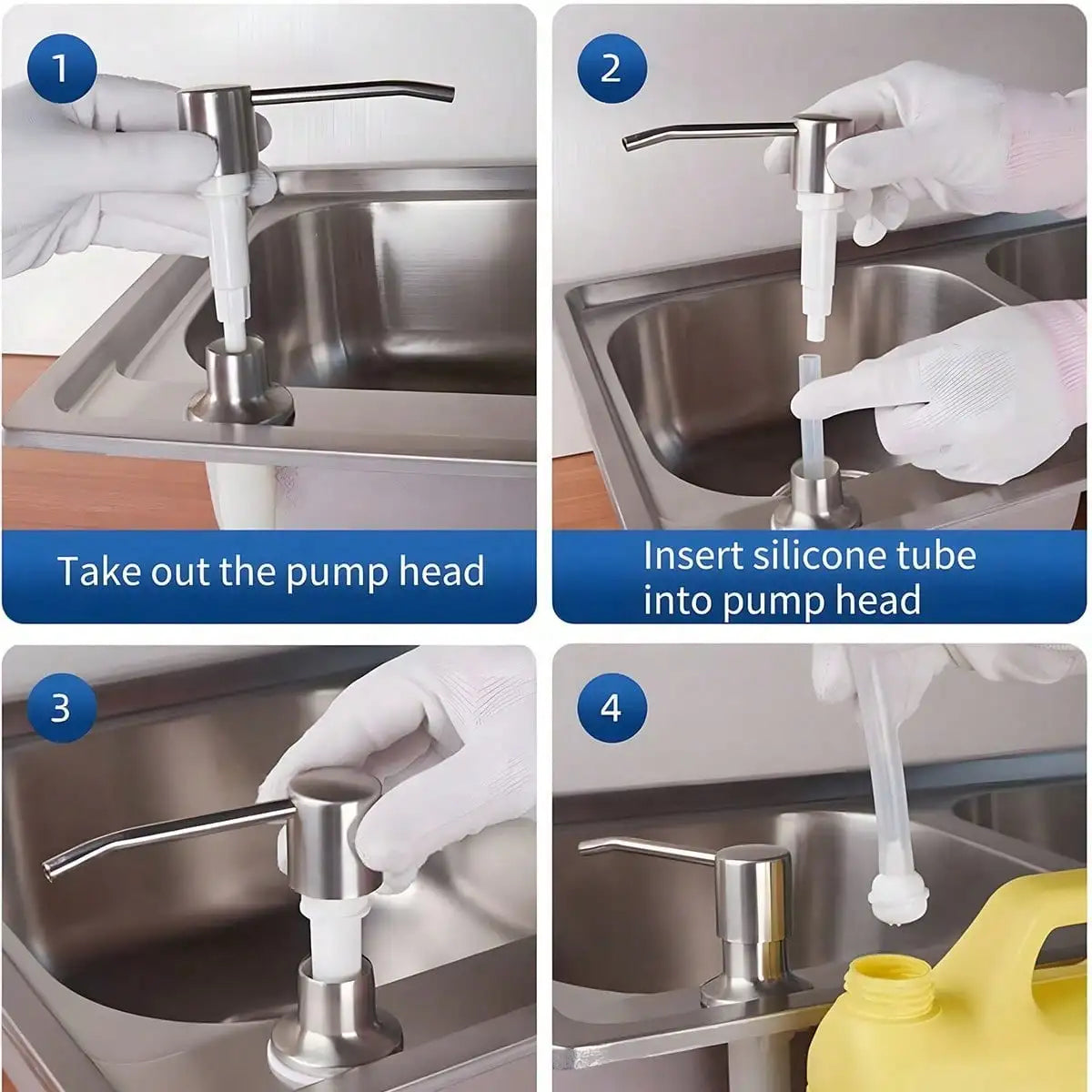 ZipChop™ Built-In Sink Soap Dispenser Extension Kit