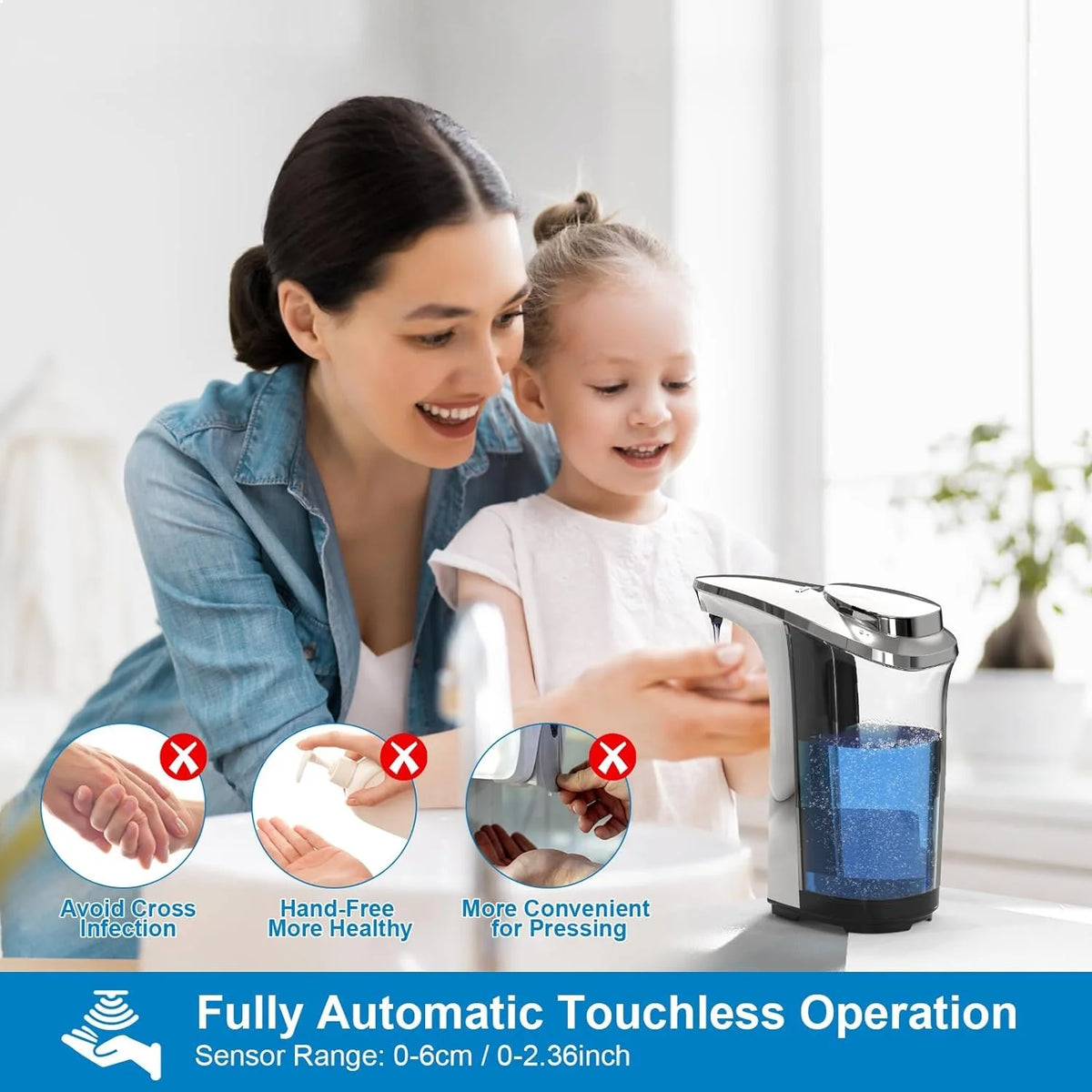 ZipChop™ 5-Level Smart Automatic Soap Dispenser