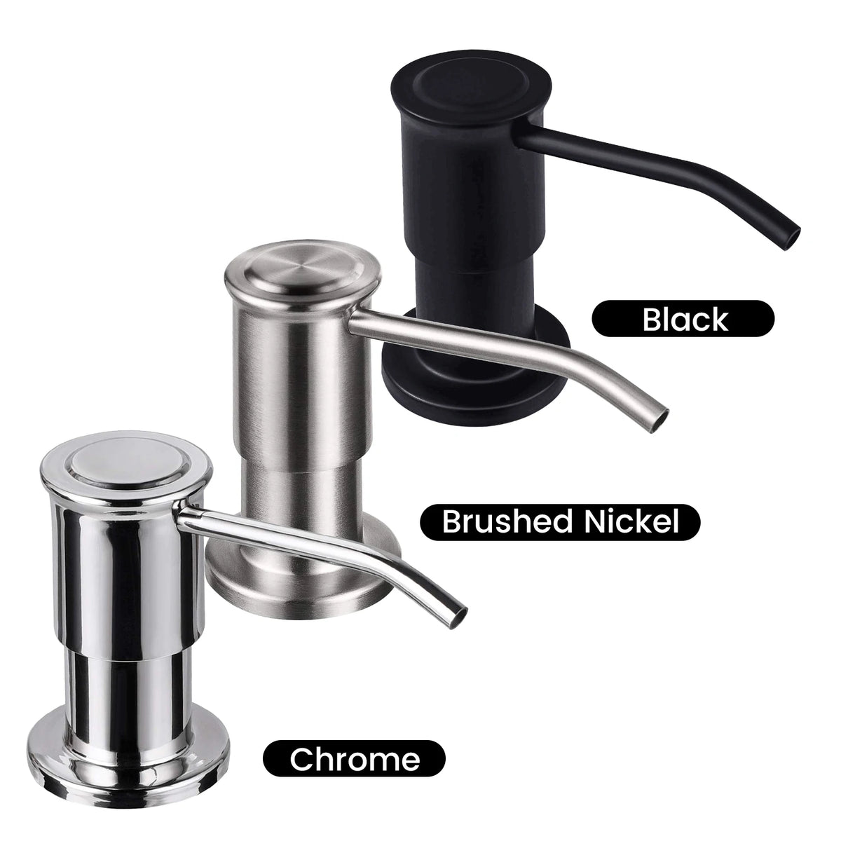 ZipChop™ Premium Built-In Sink Soap Dispenser