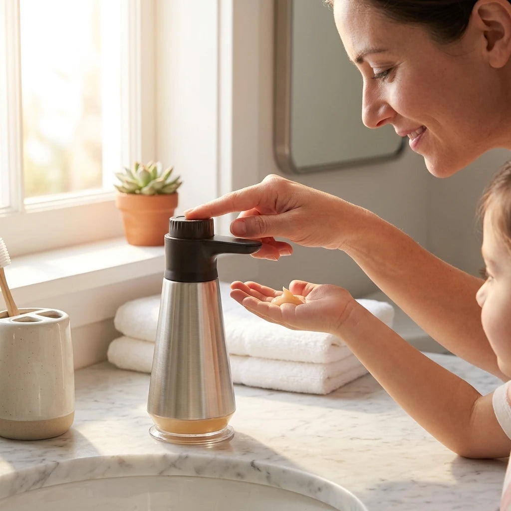 ZipChop™ Touchless Stainless Steel Soap Dispenser