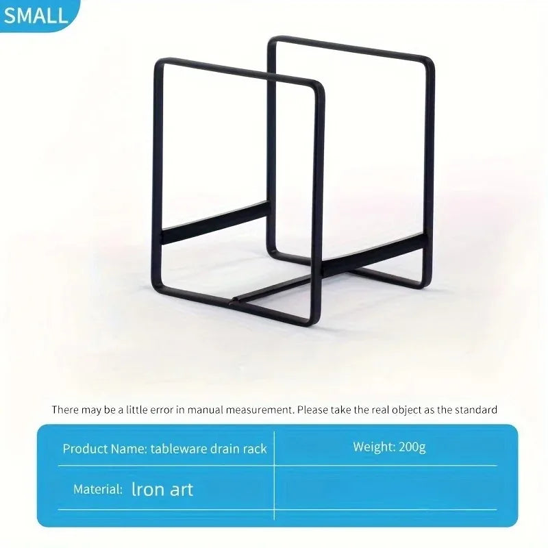 ZipChop™ Premium Stainless Steel Kitchen Plate Organizer Rack