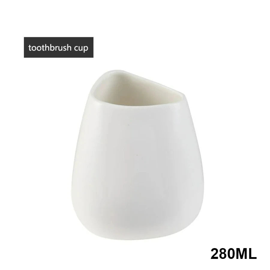 ZipChop™ Luxury Nordic Ceramic Bathroom Accessories Set