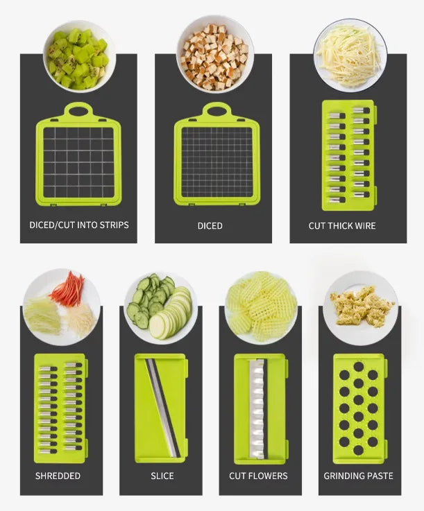 ZipChop™ 12-in-1 Multi-Prep Vegetable Slicer