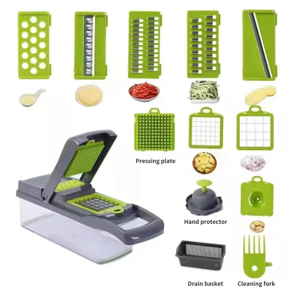 ZipChop™ 12-in-1 Multi-Prep Vegetable Slicer