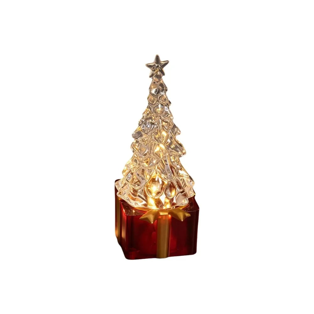 ZipChop™ Creative Christmas Tree Night Light - Warm Glow LED Holiday Table Lamp