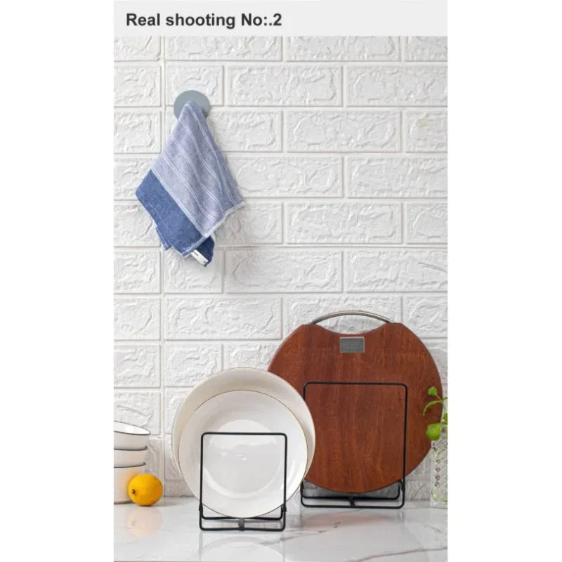 ZipChop™ Premium Stainless Steel Kitchen Plate Organizer Rack