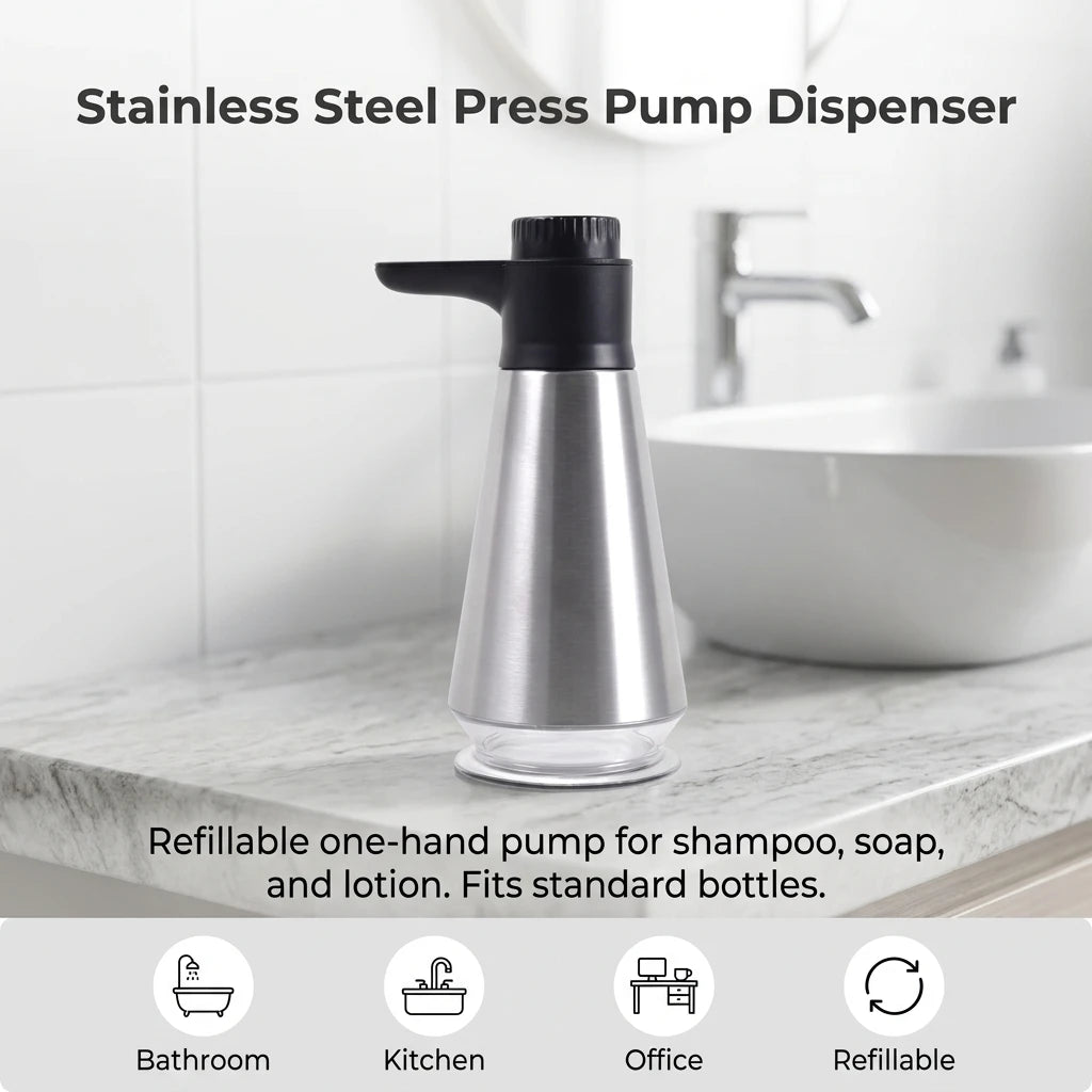 ZipChop™ Touchless Stainless Steel Soap Dispenser
