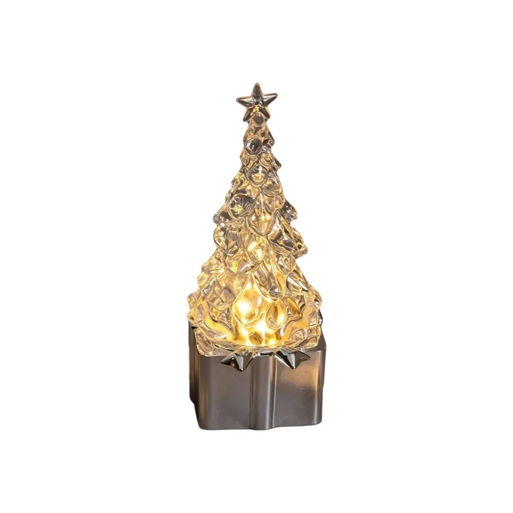 ZipChop™ Creative Christmas Tree Night Light - Warm Glow LED Holiday Table Lamp