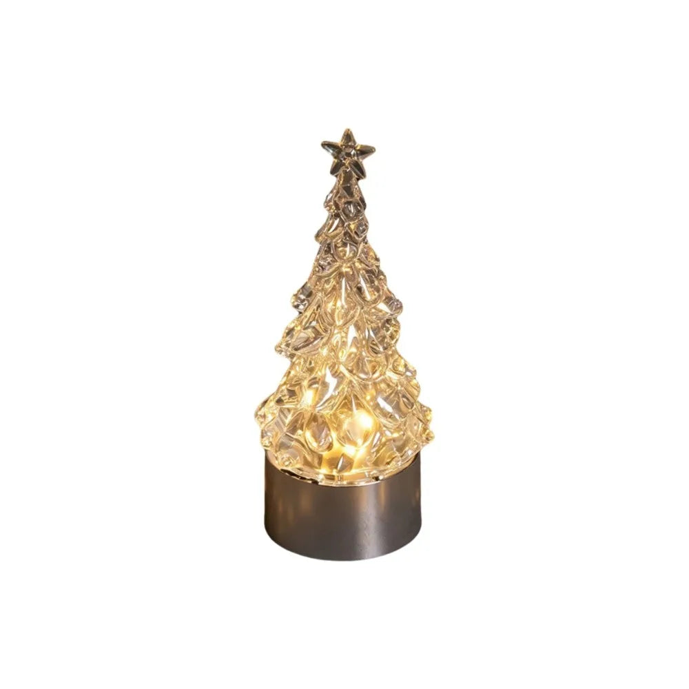 ZipChop™ Creative Christmas Tree Night Light - Warm Glow LED Holiday Table Lamp