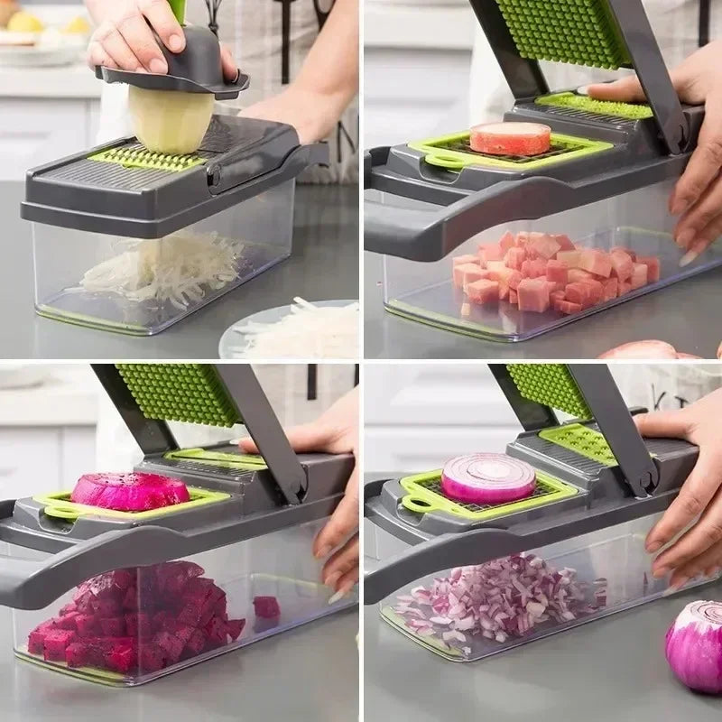ZipChop™ 14-in-1 Pro Vegetable Dicer & Slicer