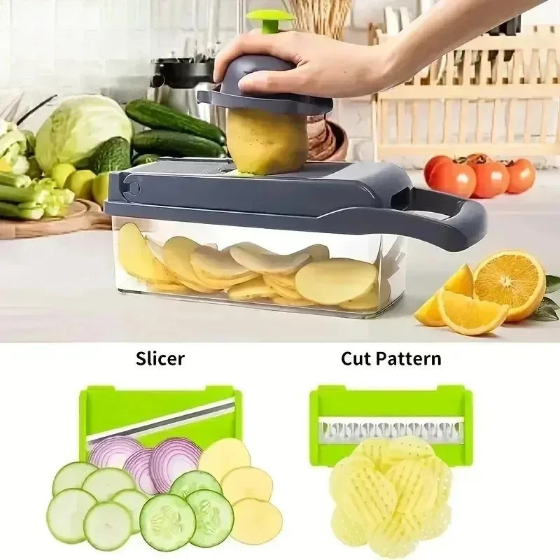 ZipChop™ 14-in-1 Pro Vegetable Dicer & Slicer