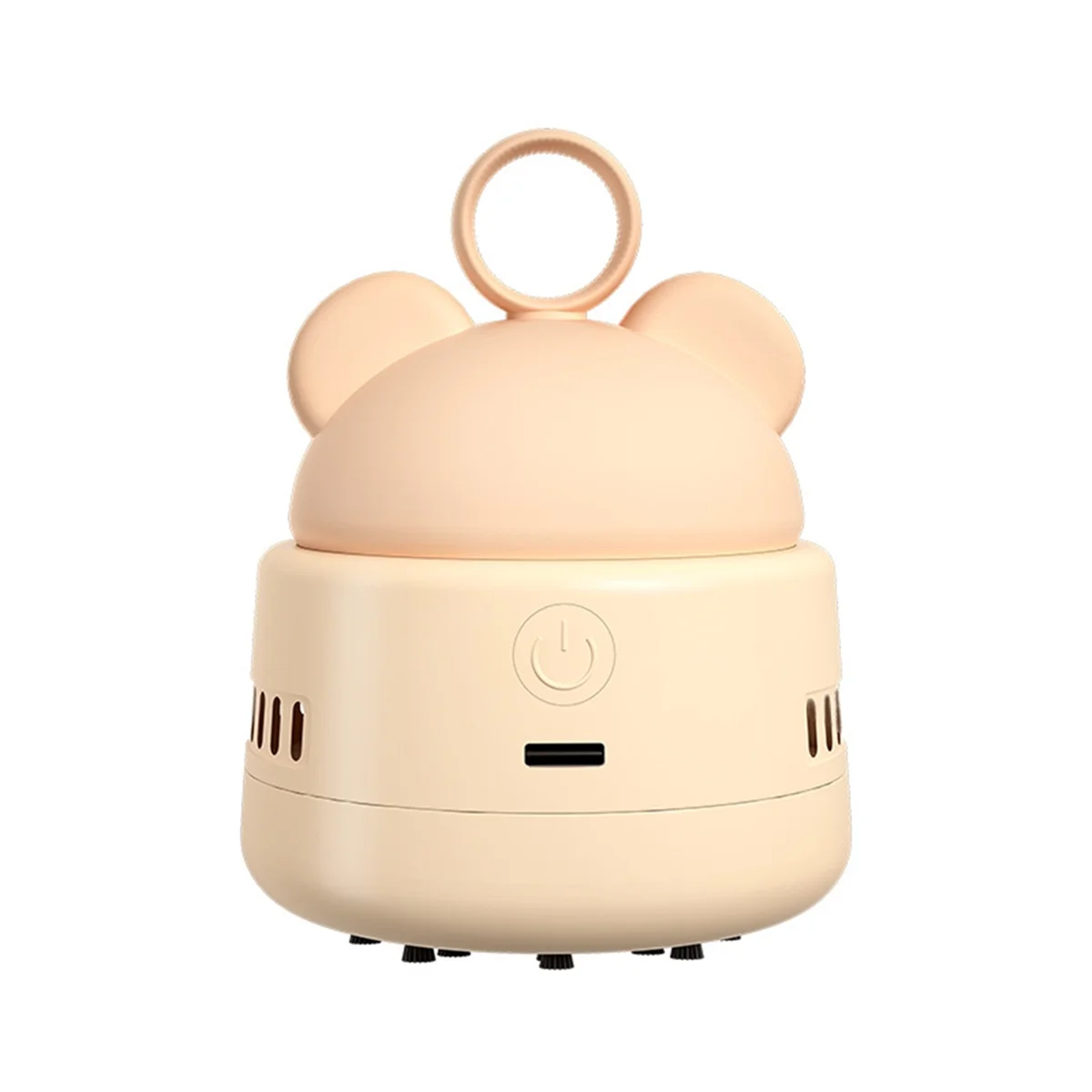 ZipChop™ Cute Bear-Ring Mini Desktop Vacuum