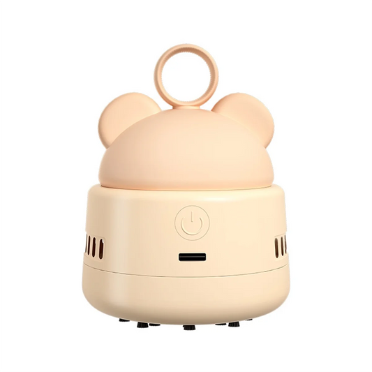 ZipChop™ Cute Bear-Ring Mini Desktop Vacuum