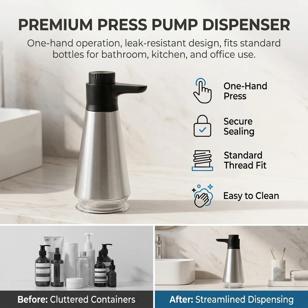ZipChop™ Touchless Stainless Steel Soap Dispenser