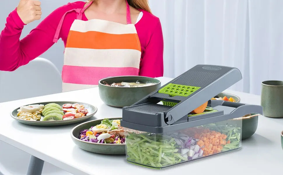 ZipChop™ 12-in-1 Multi-Prep Vegetable Slicer