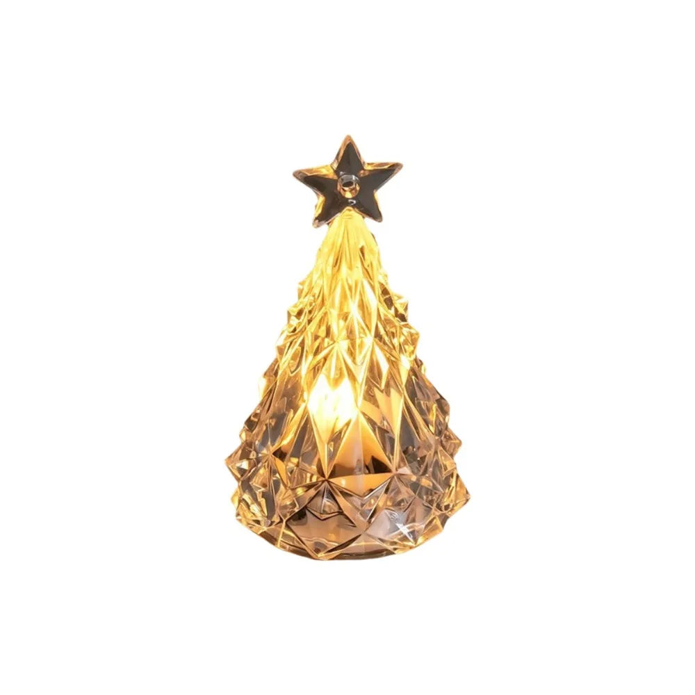 ZipChop™ Creative Christmas Tree Night Light - Warm Glow LED Holiday Table Lamp