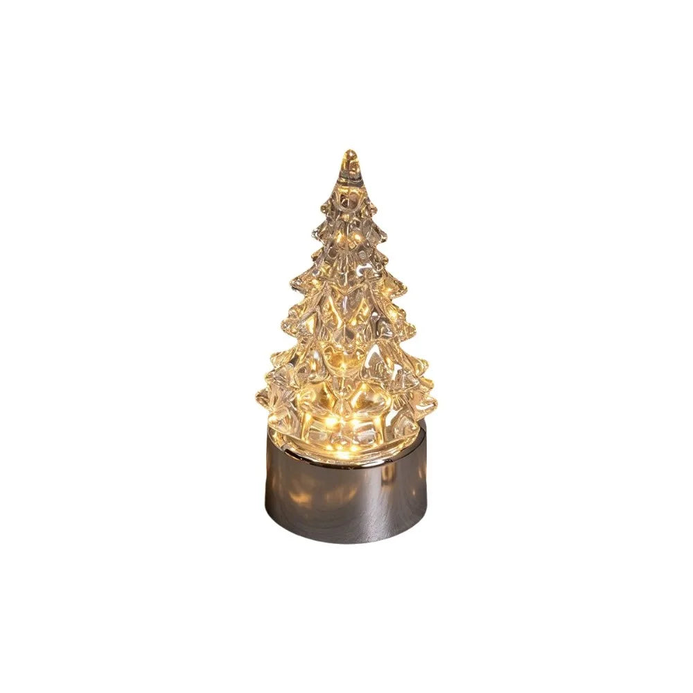 ZipChop™ Creative Christmas Tree Night Light - Warm Glow LED Holiday Table Lamp