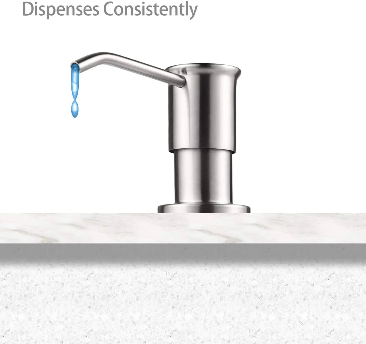 ZipChop™ Premium Built-In Sink Soap Dispenser